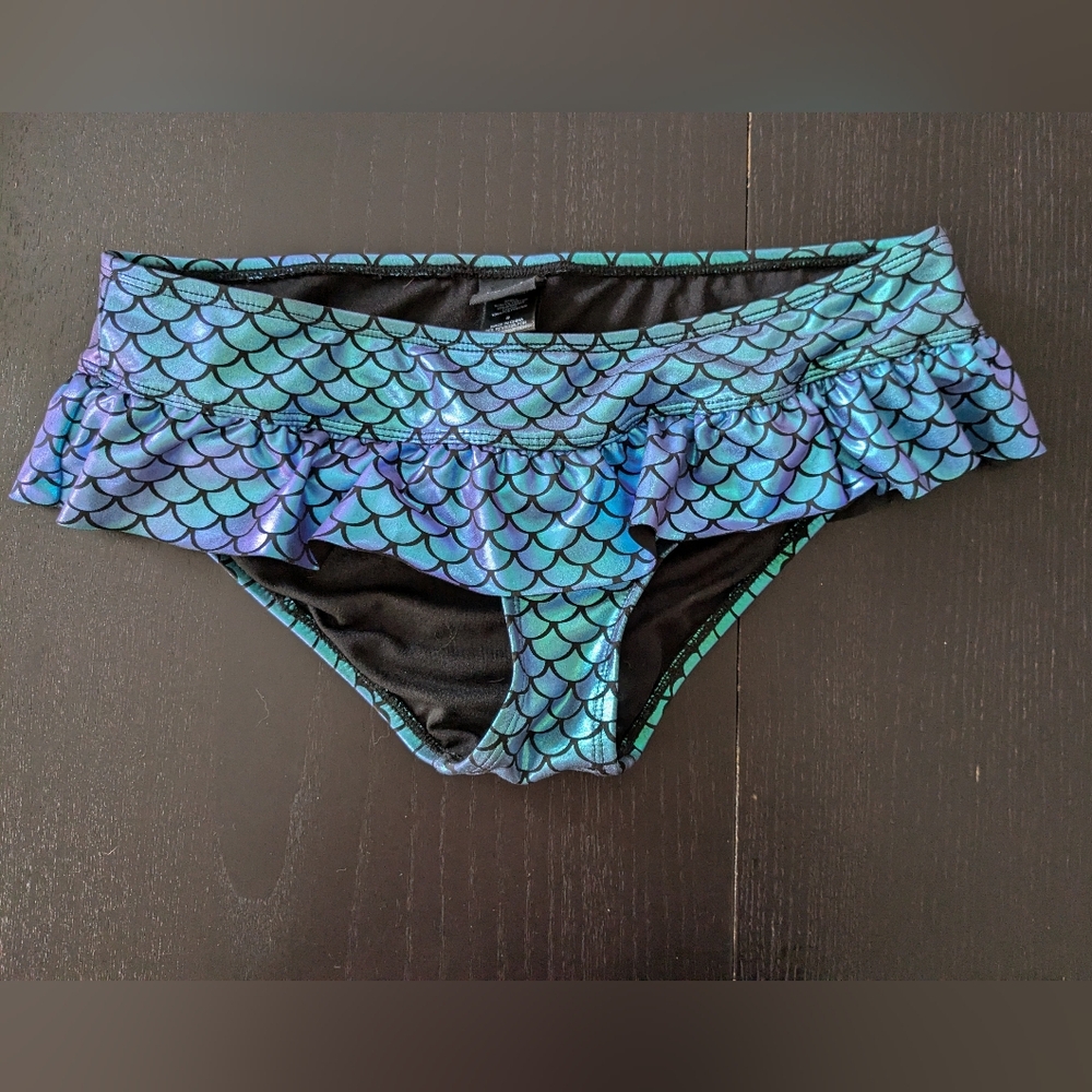 S Iridescent Mermaid Scale Bikini Bottoms Disney Little Hot Topic